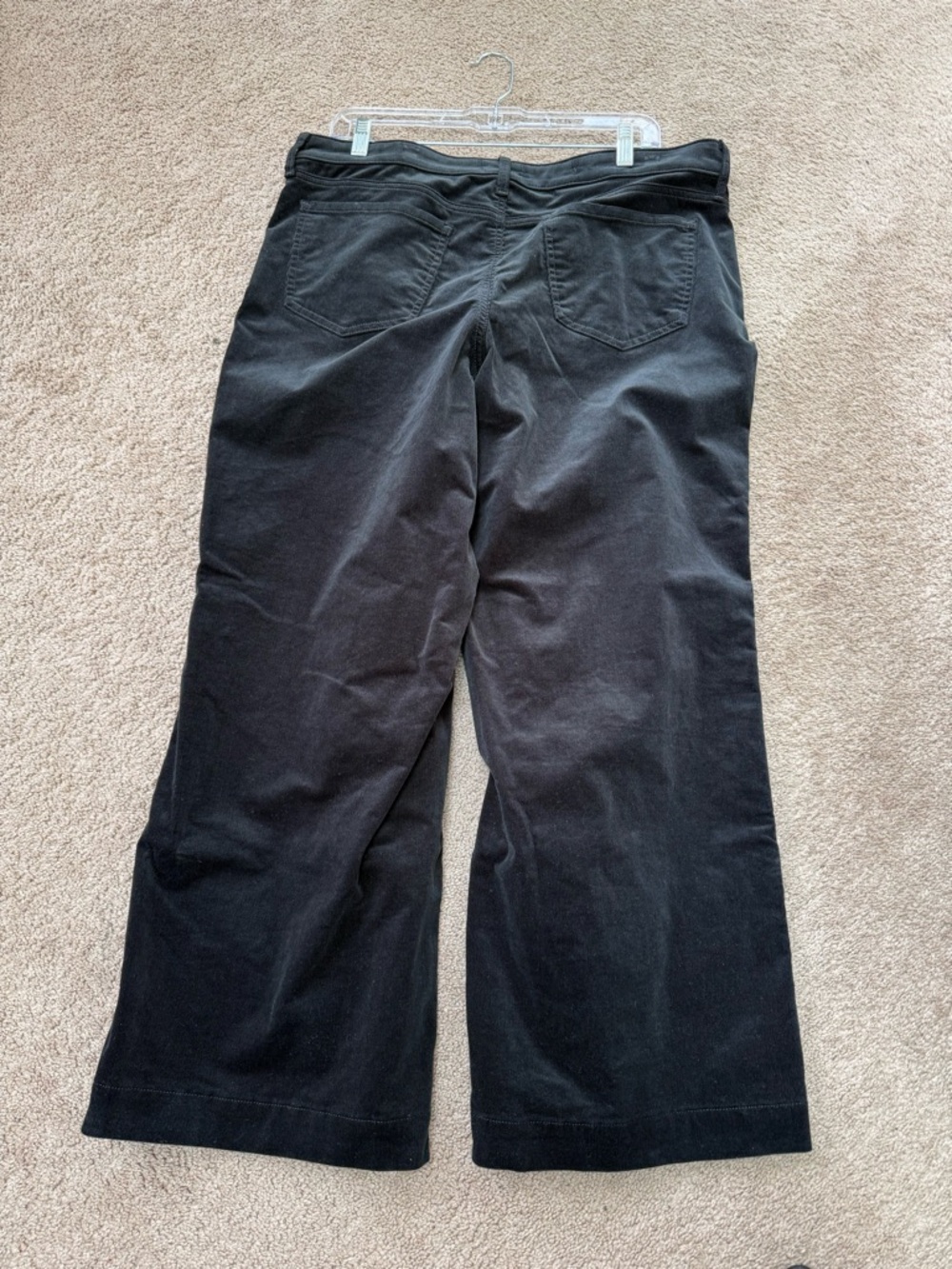 NYDJ Women's BlackTeresa Wide Leg
Corduroy  Trouser Pants 14P - Picture 4 of 9